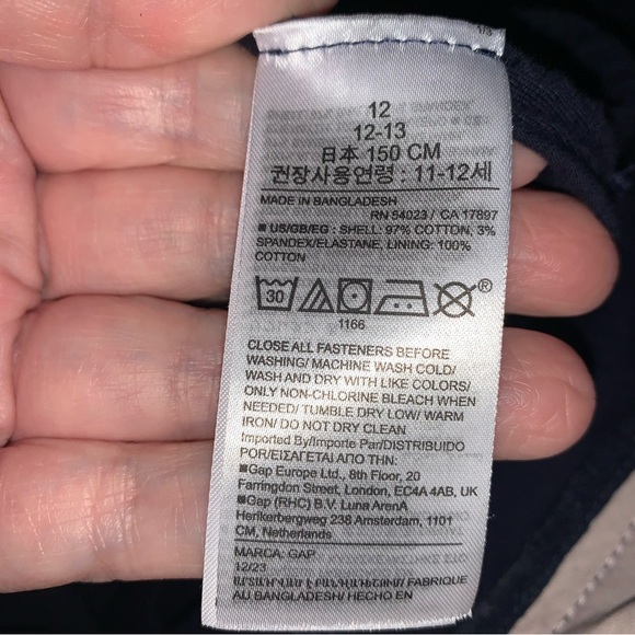 Gap Size 12 Navy Blue Uniform Pleated Skort Girls - Picture 7 of 8